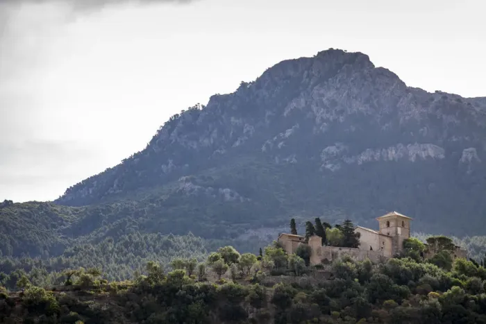 Framed Print : Village of Deia in the Sierra de Tramuntana Framed Print : Village of Deia in the Sierra de Tramuntana