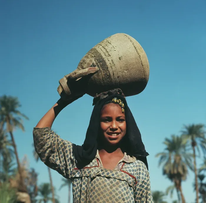 Framed Print : Village Life Near Luxor Framed Print : Village Life Near Luxor