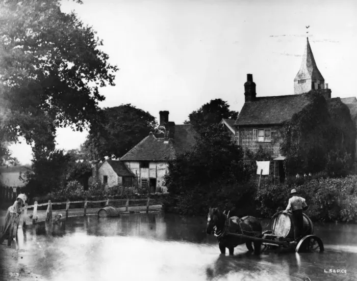 Framed Print : Village Pond Framed Print : Village Pond