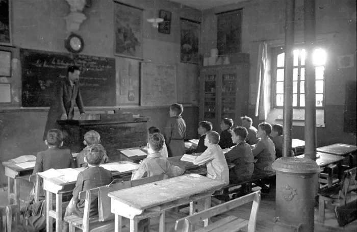 Framed Print : Village School Framed Print : Village School