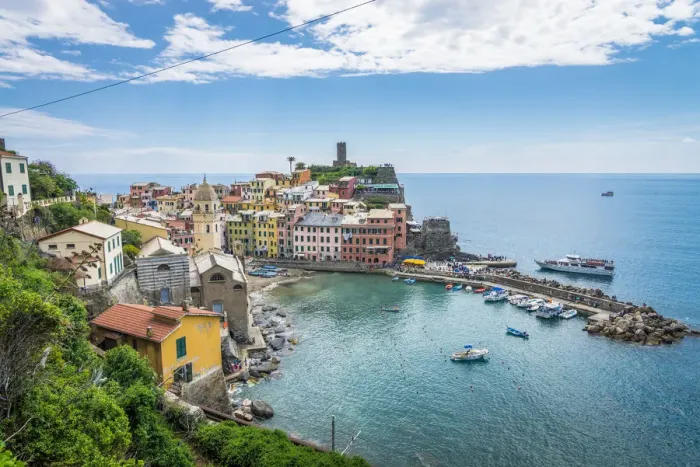 Framed Print : The village of Vernazza in Cinque Terre Framed Print : The village of Vernazza in Cinque Terre