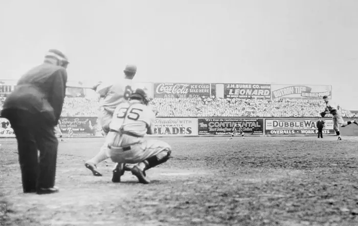 Framed Print : Vince DiMaggio Batting Framed Print : Vince DiMaggio Batting