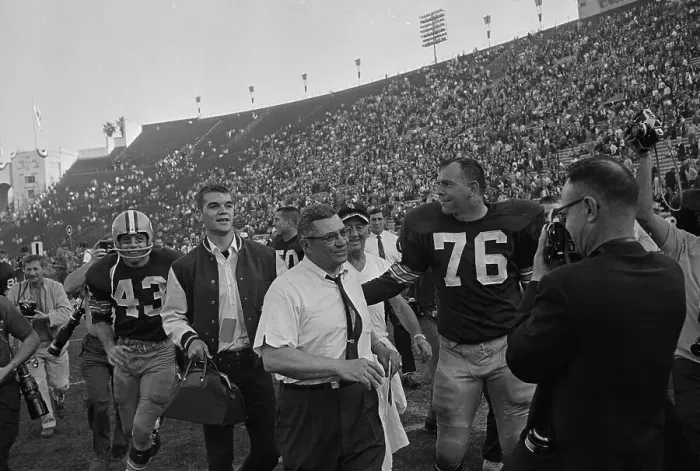 Framed Print : Vince Lombardi Celebrating Win Framed Print : Vince Lombardi Celebrating Win