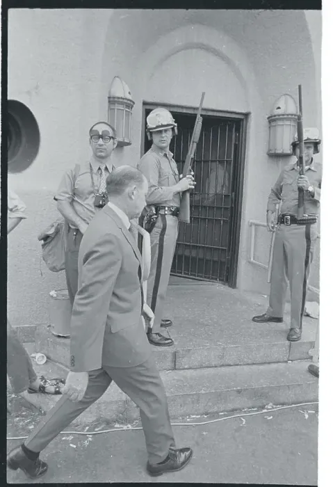 Framed Print : Vincent R. Mancusi at Attica Prison Framed Print : Vincent R. Mancusi at Attica Prison
