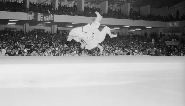 Framed Print : Vincent Tamura and Otto Schlatter Fighting While in the Air Framed Print : Vincent Tamura and Otto Schlatter Fighting While in the Air