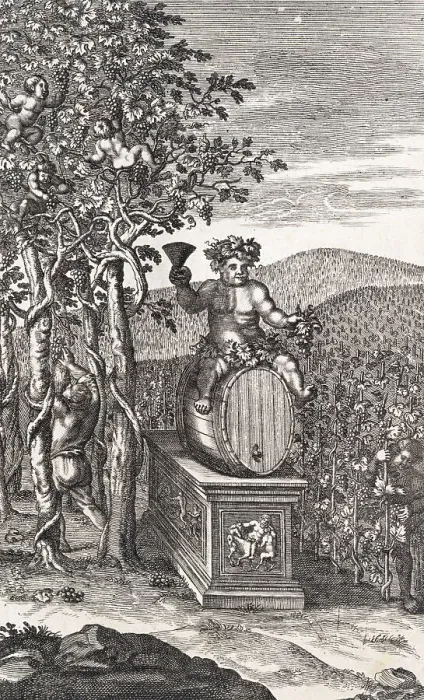 Framed Print : The Vineyard Engraving by Michael van der Gucht Framed Print : The Vineyard Engraving by Michael van der Gucht