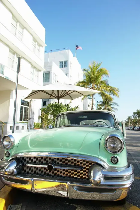 Framed Print : Vintage car on street Framed Print : Vintage car on street