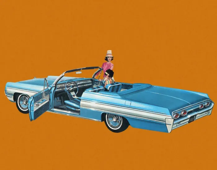 Framed Print : Vintage Convertible Framed Print : Vintage Convertible