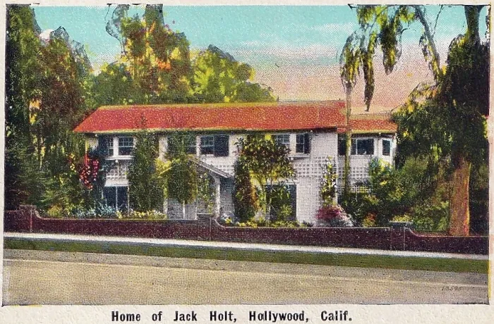 Framed Print : Vintage souvenir postcard, Home of Jack Holt, Homes of Movie Stars series, 1921 Framed Print : Vintage souvenir postcard, Home of Jack Holt, Homes of Movie Stars series, 1921