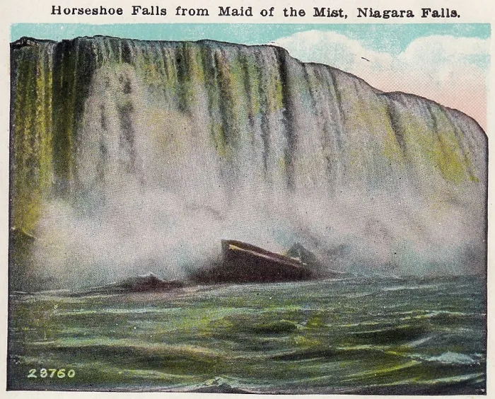 Framed Print : Vintage souvenir postcard, Niagara Falls Souvenir Views series, ca 1912 Framed Print : Vintage souvenir postcard, Niagara Falls Souvenir Views series, ca 1912