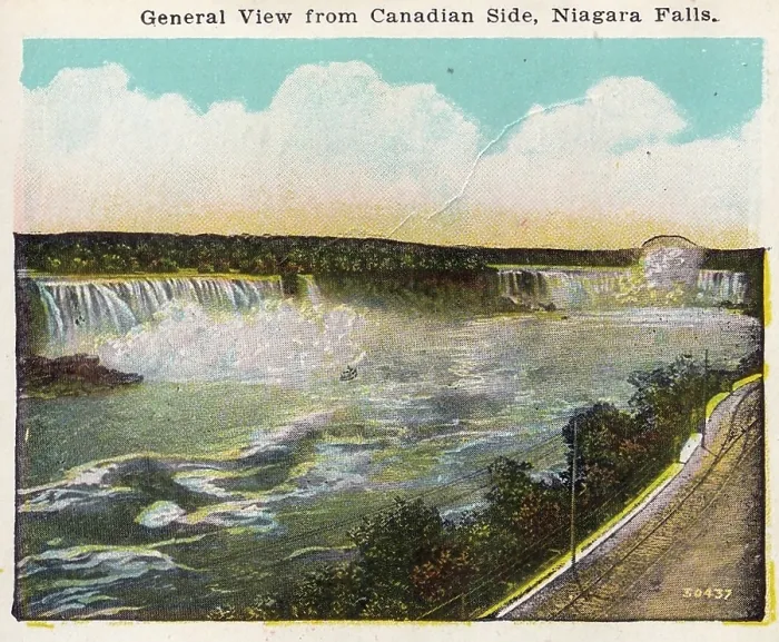 Framed Print : Vintage souvenir postcard, Niagara Falls Souvenir Views series, ca 1912 Framed Print : Vintage souvenir postcard, Niagara Falls Souvenir Views series, ca 1912