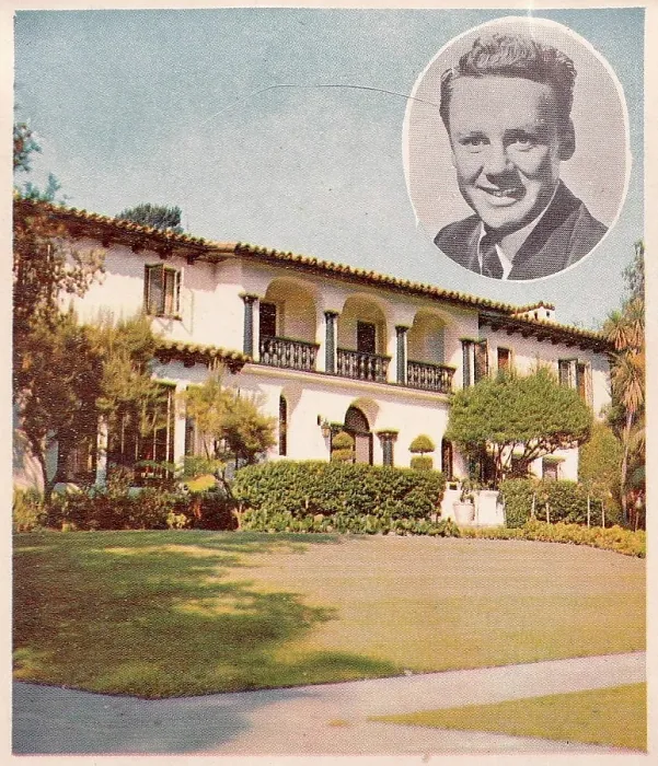 Framed Print : Vintage souvenir postcard, Van Johnson's Home, Homes of Movie and Television Stars series, ca 1958 Framed Print : Vintage souvenir postcard, Van Johnson's Home, Homes of Movie and Television Stars series, ca 1958