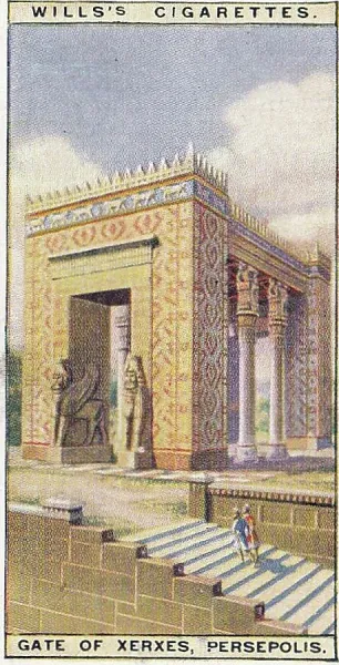 tobacco gate 1926 H O Wills Print: Persepolis Gate of All Nations. Art Prints, Posters &  Puzzles from Fine Art Storehouse