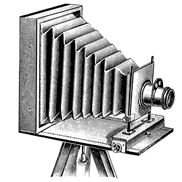 Framed Print : Vintage travel camera