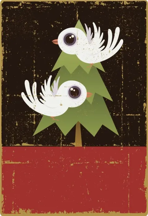 Framed Print : Vintage Two Turtle Doves Framed Print : Vintage Two Turtle Doves