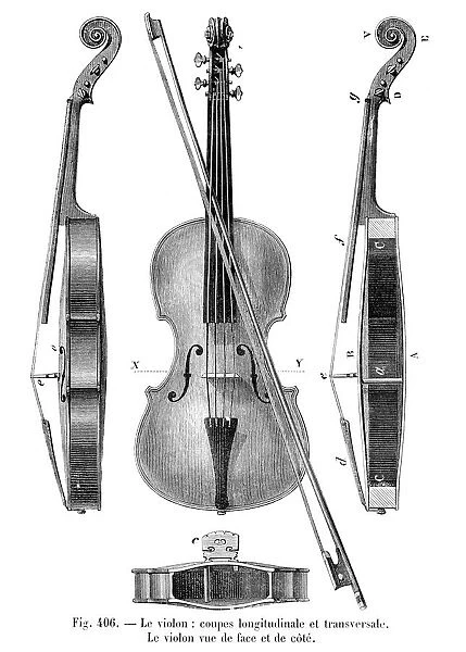 Violin engraving 1881