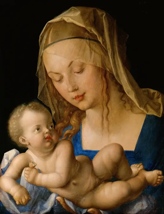Framed Print : Virgin and child with a pear, 1512. Artist: Dürer, Albrecht (1471-1528) Framed Print : Virgin and child with a pear, 1512. Artist: Dürer, Albrecht (1471-1528)