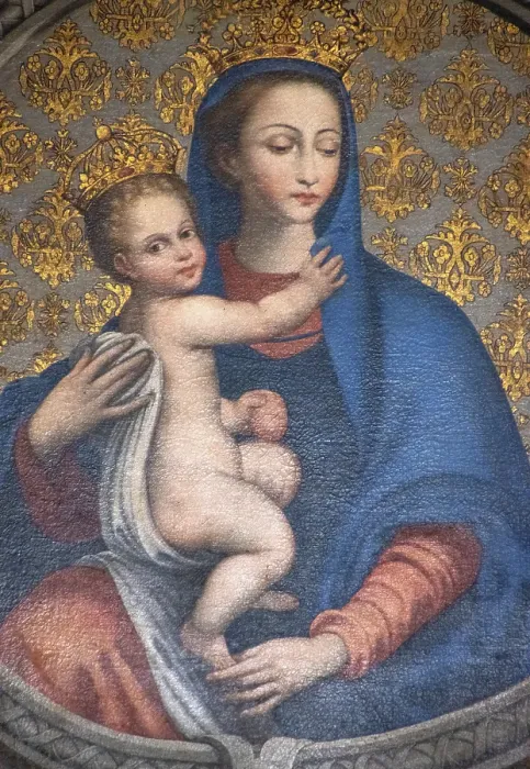 Framed Print : Virgin Mary & Baby Jesus, Salerno Cathedral, Salerno, Campania, Italy Framed Print : Virgin Mary & Baby Jesus, Salerno Cathedral, Salerno, Campania, Italy