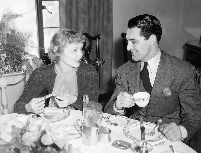 Framed Print : Virginia Cherrill and Cary Grant Breakfast Framed Print : Virginia Cherrill and Cary Grant Breakfast