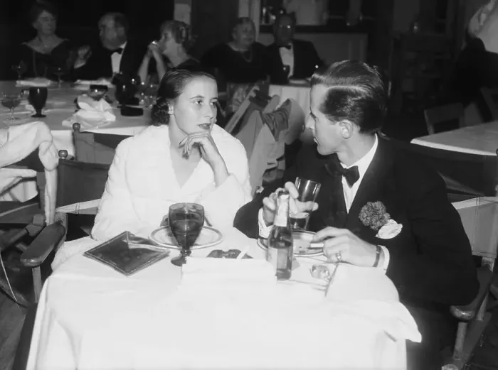 Framed Print : Virginia Hall and Jackson Moffett Attend Club Opening Framed Print : Virginia Hall and Jackson Moffett Attend Club Opening