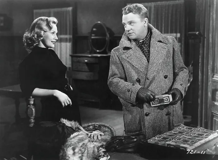 Framed Print : Virginia Mayo Acting with James Cagney Framed Print : Virginia Mayo Acting with James Cagney