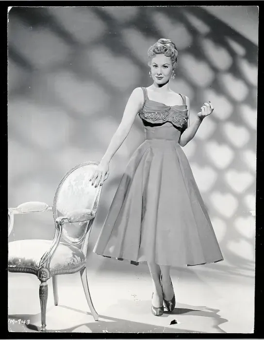 Framed Print : Virginia Mayo Modeling Taffeta Gown Framed Print : Virginia Mayo Modeling Taffeta Gown