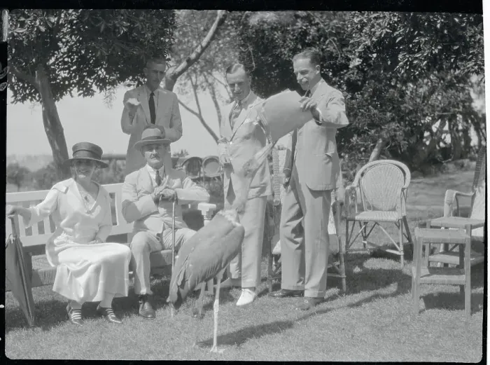 Framed Print : Viscount Allenby with Wife and Staff Framed Print : Viscount Allenby with Wife and Staff