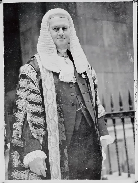 Framed Print : Viscount Caldecote Wearing His Robes Framed Print : Viscount Caldecote Wearing His Robes