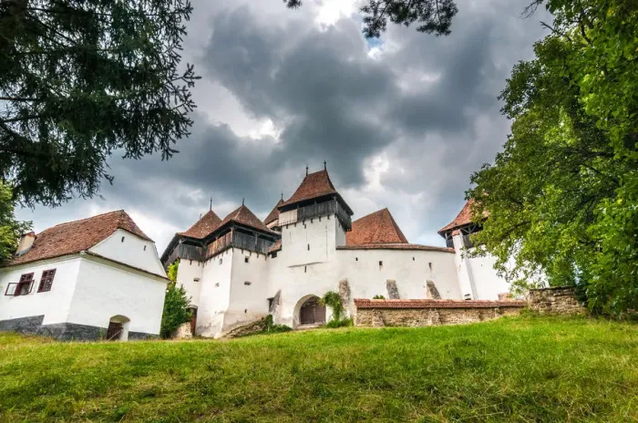 Framed Print : Viscri Fortified Church, Transylvania, UNESCO Framed Print : Viscri Fortified Church, Transylvania, UNESCO