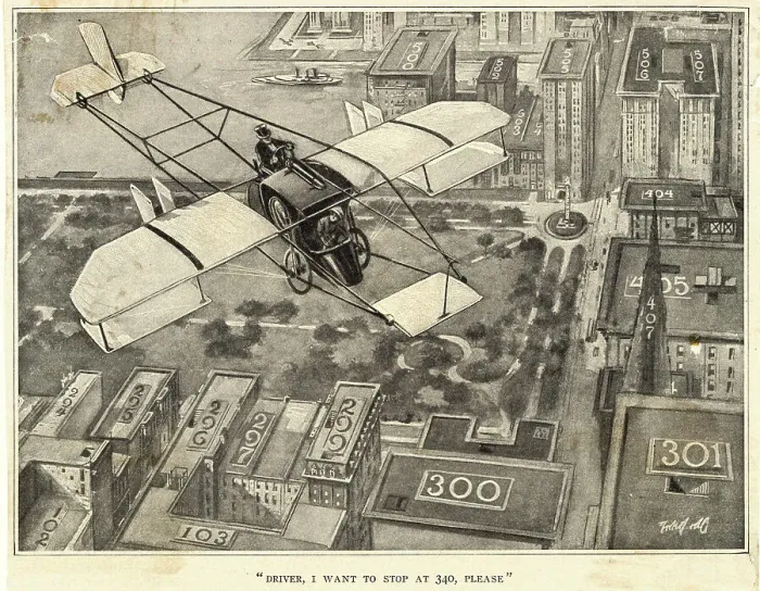 Framed Print : Vision of Flying Taxis Framed Print : Vision of Flying Taxis