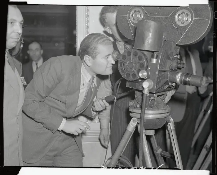Framed Print : Vittorio Mussolini Behind Camera Framed Print : Vittorio Mussolini Behind Camera