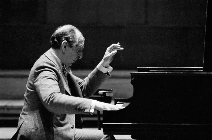 Framed Print : Vladimir Horowitz at Piano Practicing Framed Print : Vladimir Horowitz at Piano Practicing
