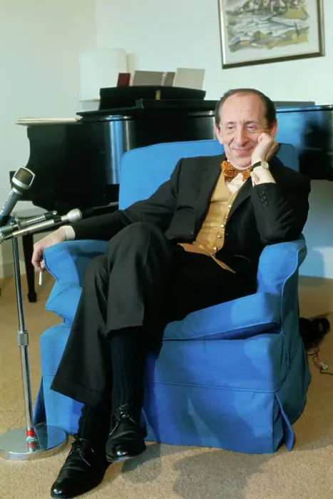 Framed Print : Vladimir Horowitz at Press Conference Framed Print : Vladimir Horowitz at Press Conference