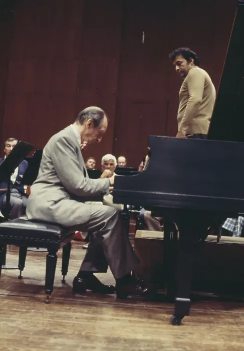 Framed Print : Vladimir Horowitz And Zubin Mehta Framed Print : Vladimir Horowitz And Zubin Mehta
