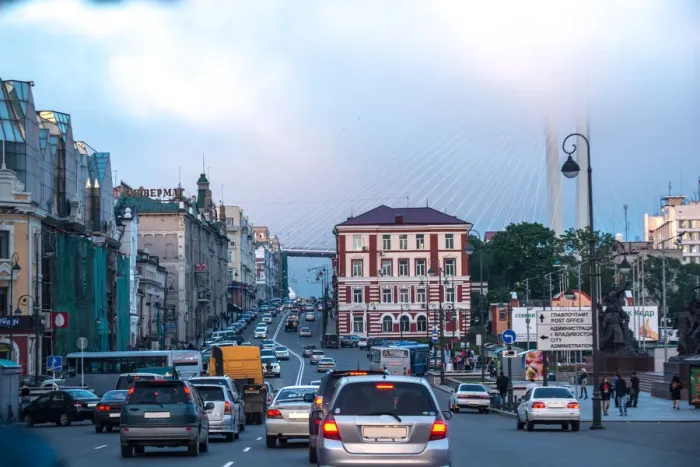 Framed Print : Vladivostok city Framed Print : Vladivostok city