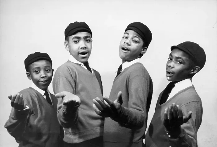 Framed Print : Vocal group The Schoolboys Portrait Framed Print : Vocal group The Schoolboys Portrait