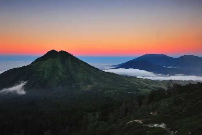 Framed Print : The volcanic landscape from the crater of Ijen Framed Print : The volcanic landscape from the crater of Ijen
