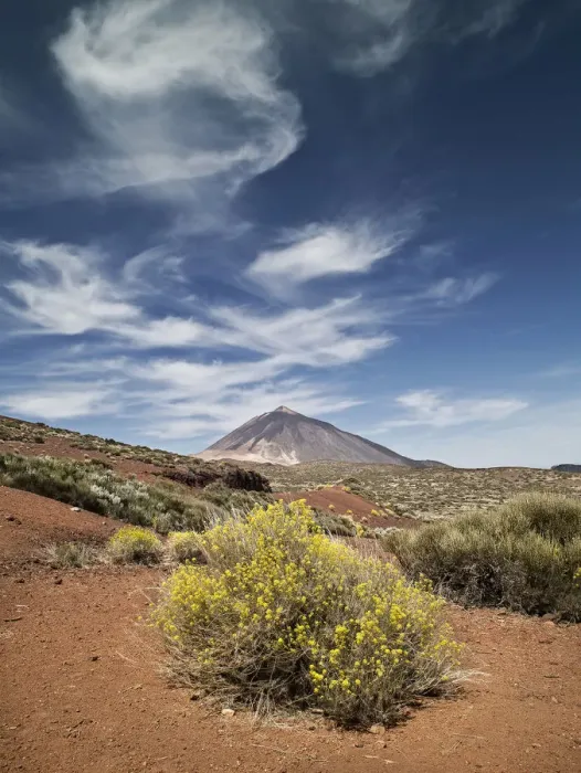 Framed Print : Volcano in springtime Framed Print : Volcano in springtime