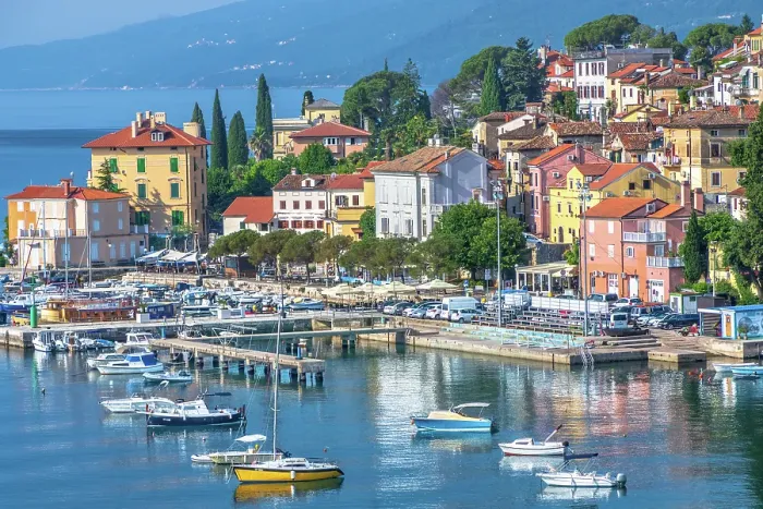 Framed Print : Volosko, Opatija, Kvarner coast, Adriatic sea, Primorje-Gorski Kotar, Croatia Framed Print : Volosko, Opatija, Kvarner coast, Adriatic sea, Primorje-Gorski Kotar, Croatia