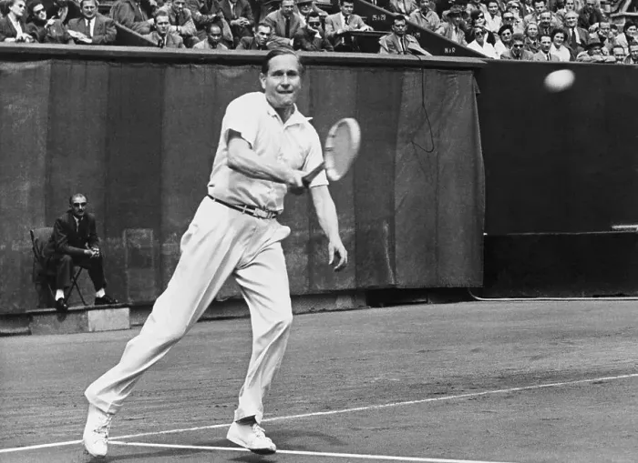 Framed Print : Von Cramm Playing Tennis Framed Print : Von Cramm Playing Tennis