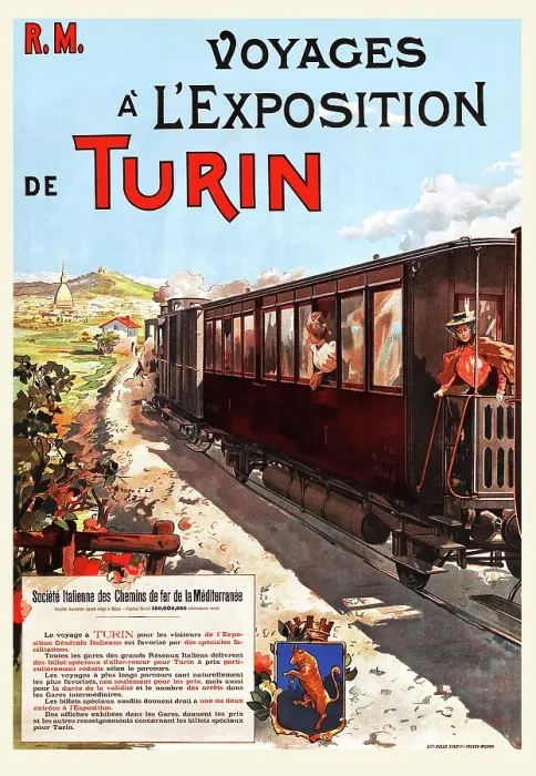 Framed Print : Voyage A L'Exposition De Turin Framed Print : Voyage A L'Exposition De Turin