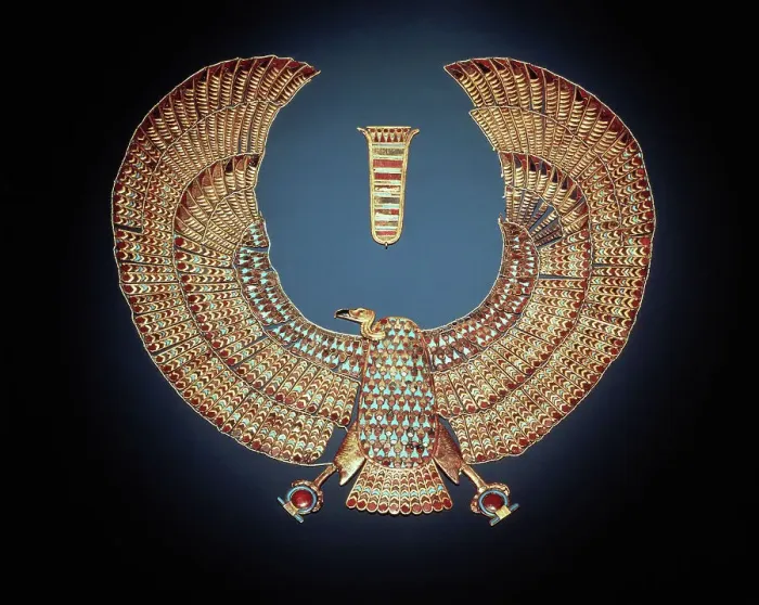Framed Print : Vulture Collar from Tomb of Tutankhamun