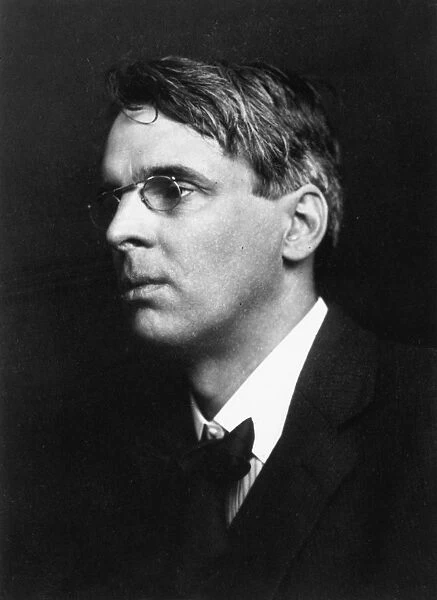W B Yeats. circa 1900: Irish poet, dramatist and Nobel laureate