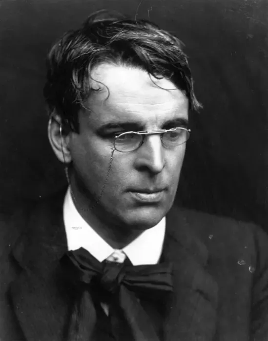 Framed Print : W B Yeats. Irish poet and playwright William Butler Yeats 