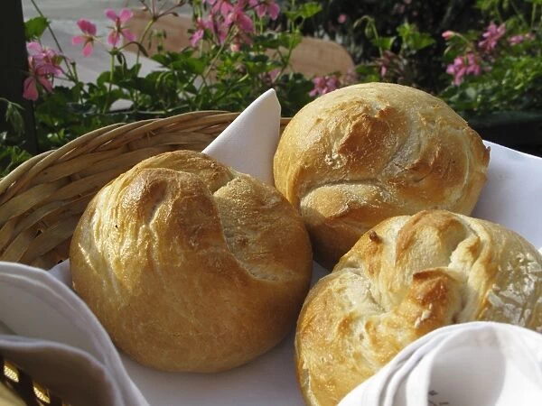 Wachauer Weckerl, regional style bread rolls, Wachau, Waldviertel, Lower Austria, Austria, Europe