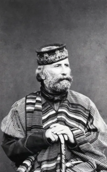 Framed Print : Waist-Up Portrait Of Giuseppi Garibaldi Framed Print : Waist-Up Portrait Of Giuseppi Garibaldi