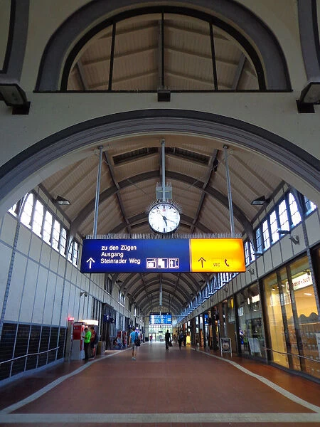Waiting area LAOEbeck train station, Germany