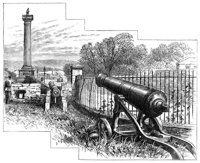 Framed Print : Walkers Pillar Monument in Londonderry, Northern Ireland - 19th Century Framed Print : Walkers Pillar Monument in Londonderry, Northern Ireland - 19th Century