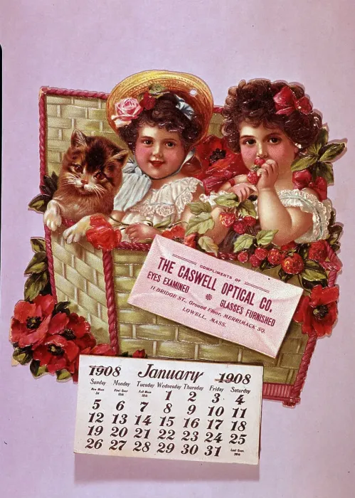 Framed Print : Wall Calendar For Caswell Optical Co Framed Print : Wall Calendar For Caswell Optical Co