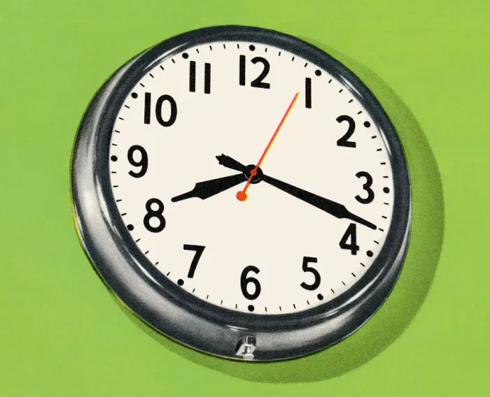 Framed Print : Wall Clock